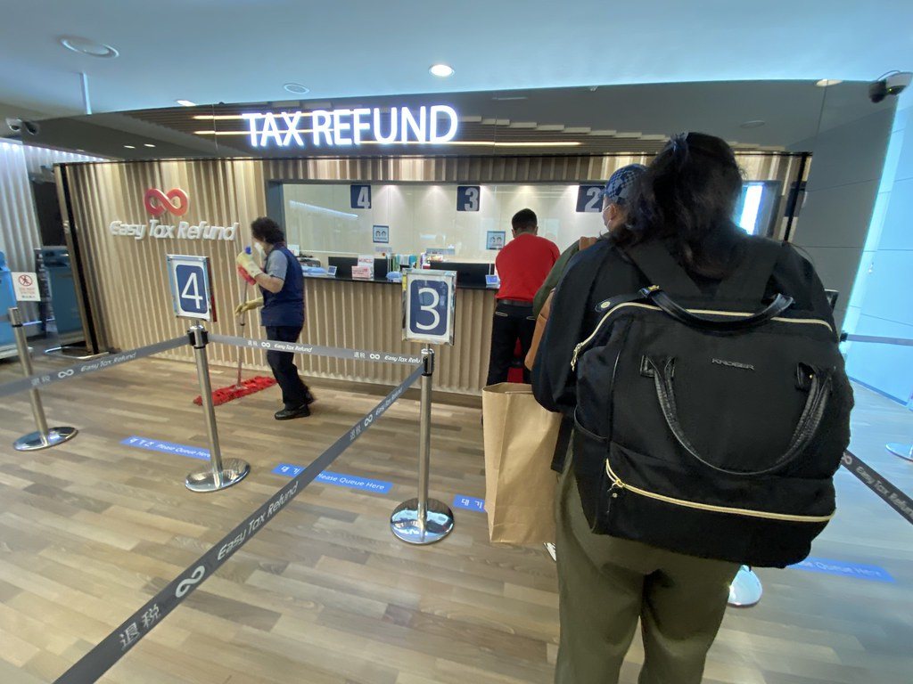 일본 공항 텍스 리펀드(세금 환급) 카운터