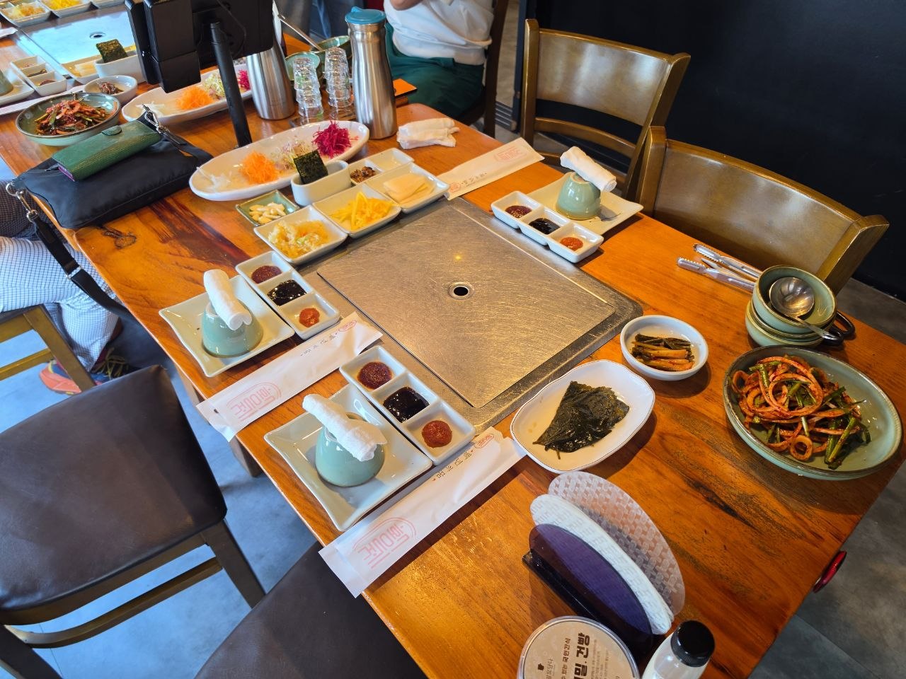 청주 짱갈 황제장어갈비 예약 상차림