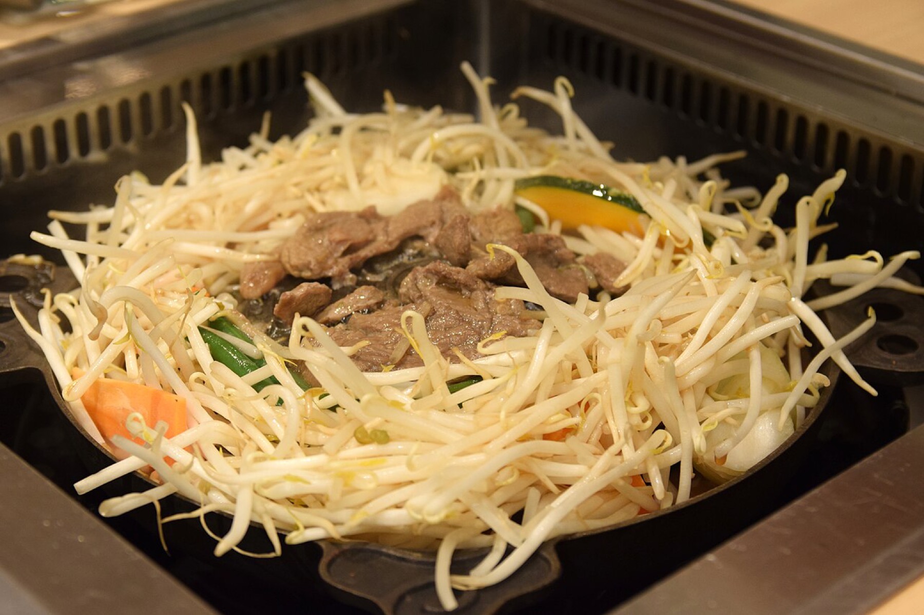 홋카이도식 징기스칸 양고기 구이