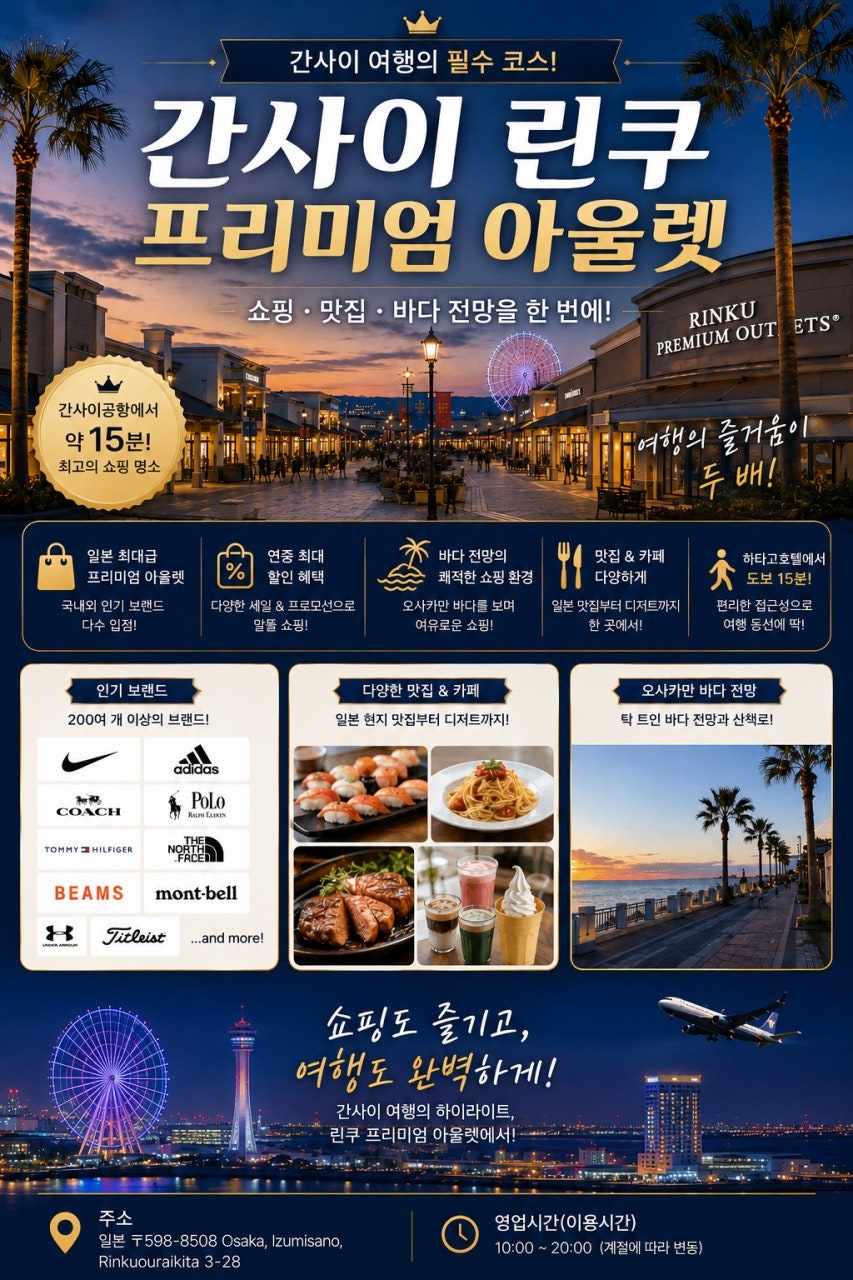 린쿠타운 주변 인프라와 식당 092