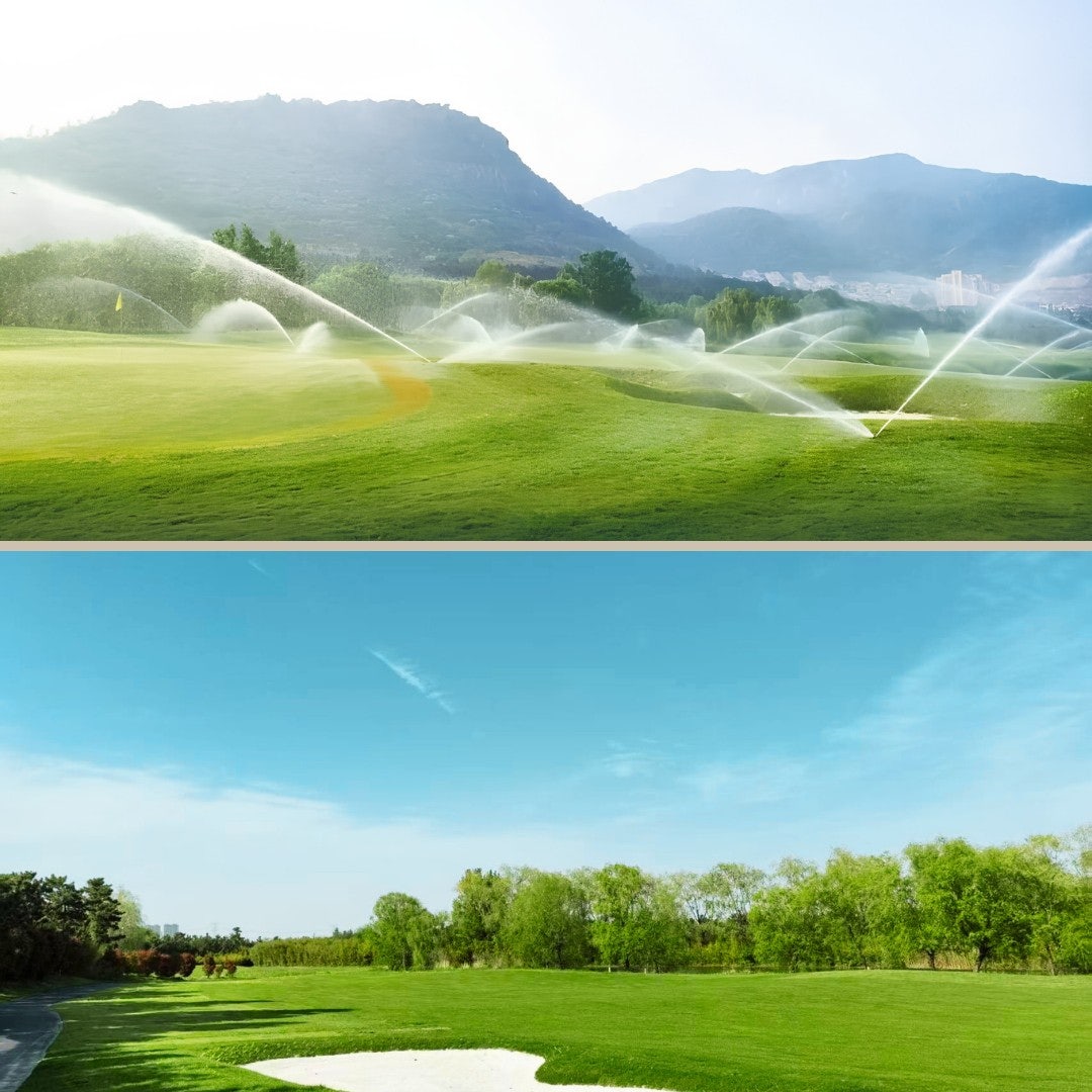 화과산 국제 골프클럽 페어웨이와 그린