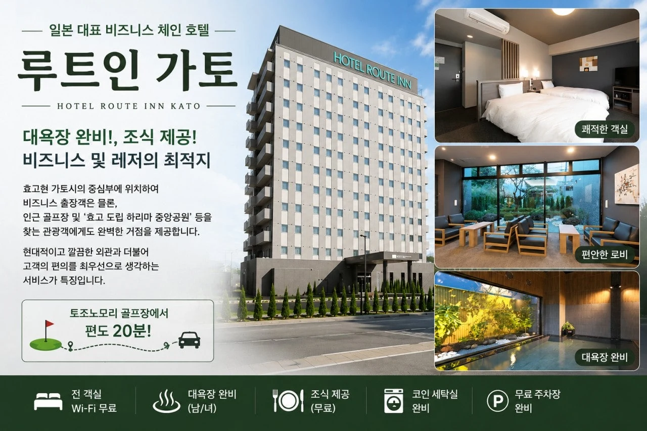 호텔 루트인 가토 시설 안내 카드
