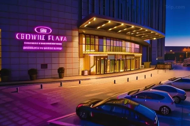 크라운 플라자 톈진 메이장난 입구 야경