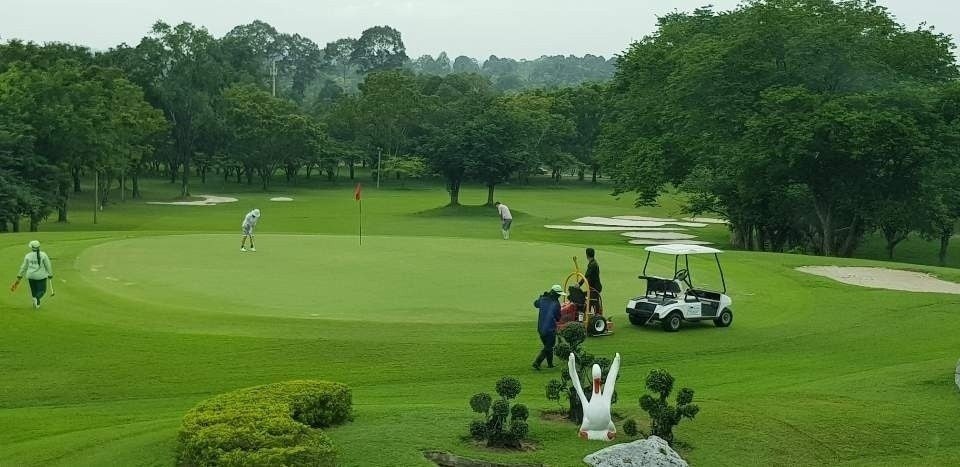 카오차녹CC 라운드 장면