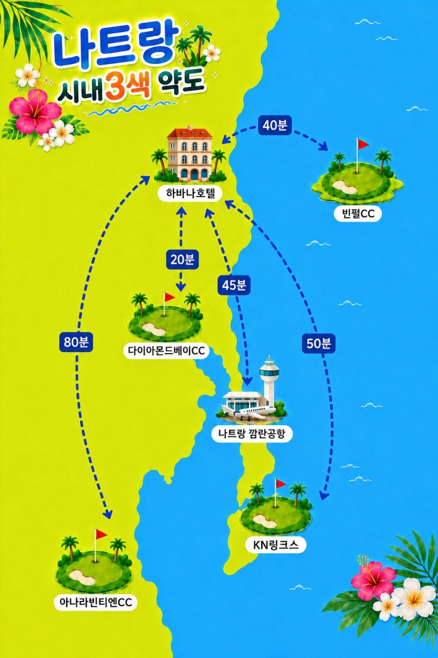 나트랑 골프 코스 전경